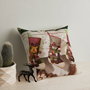 Aberto Design YY202319 Cojín de Lujo 43x43 cm, Mezcla Algodón y Poliéster para Máximo Confort y Estilo, Elegante y Duradero